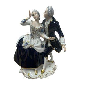 Vintage Royal Dux Bohemia Porcelain Dancing Figurine Czech Republic # 137 25